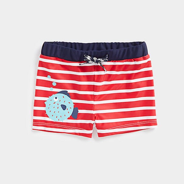 Mothercare Baby Boy Swimwear Stripe Puffer Fish Trunkie Mothercare 👶